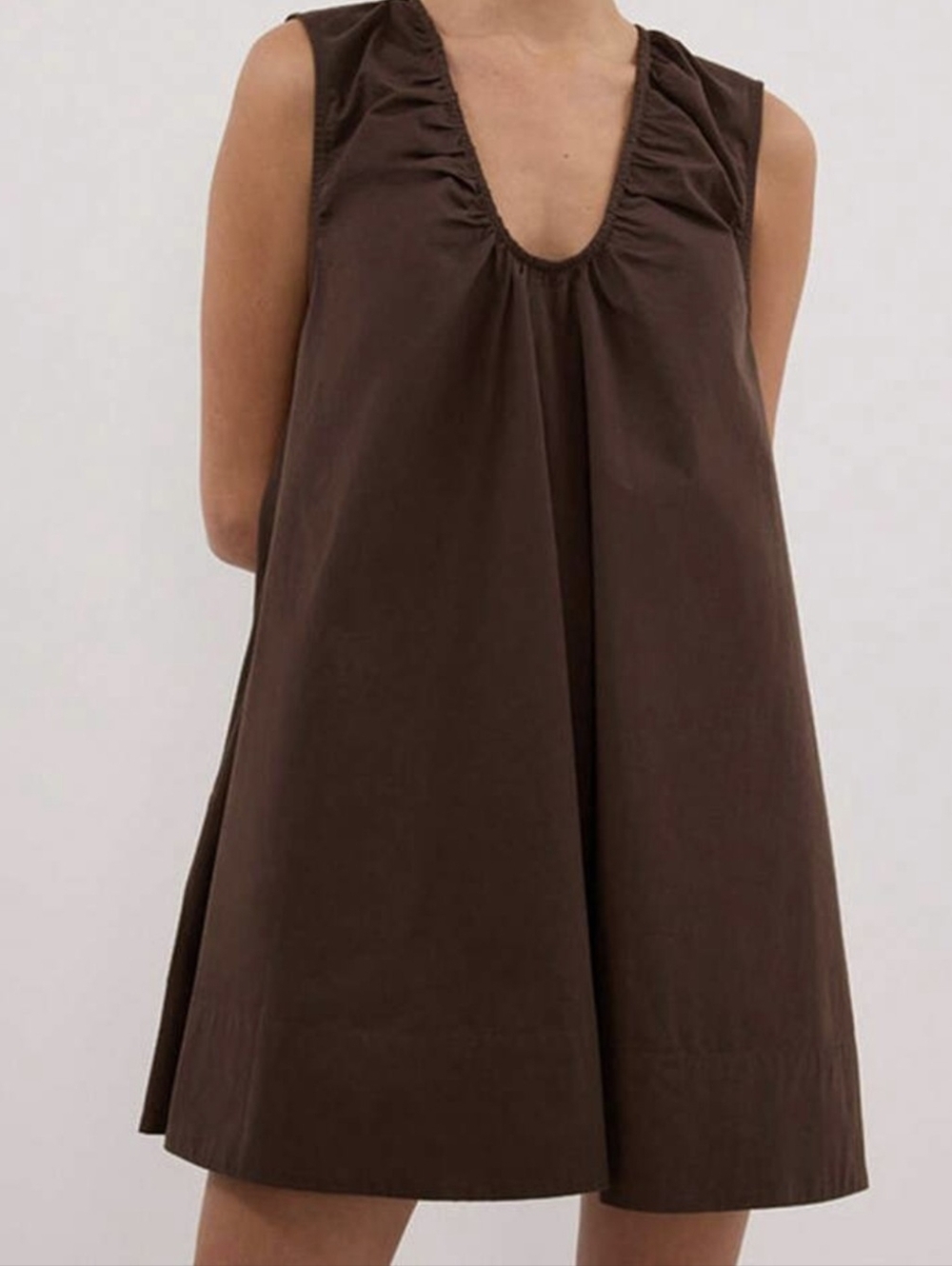 Brown Cotton Summer Dress SZ large